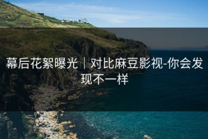 幕后花絮曝光｜对比麻豆影视-你会发现不一样